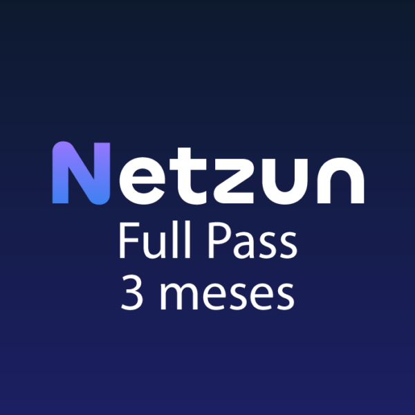 Netzun Full pass 3 meses